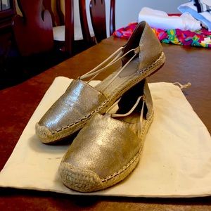 Eileen Fisher Gold Flat